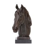 cheval mene bronze cire perdue