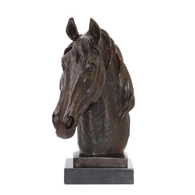 cheval mene bronze cire perdue